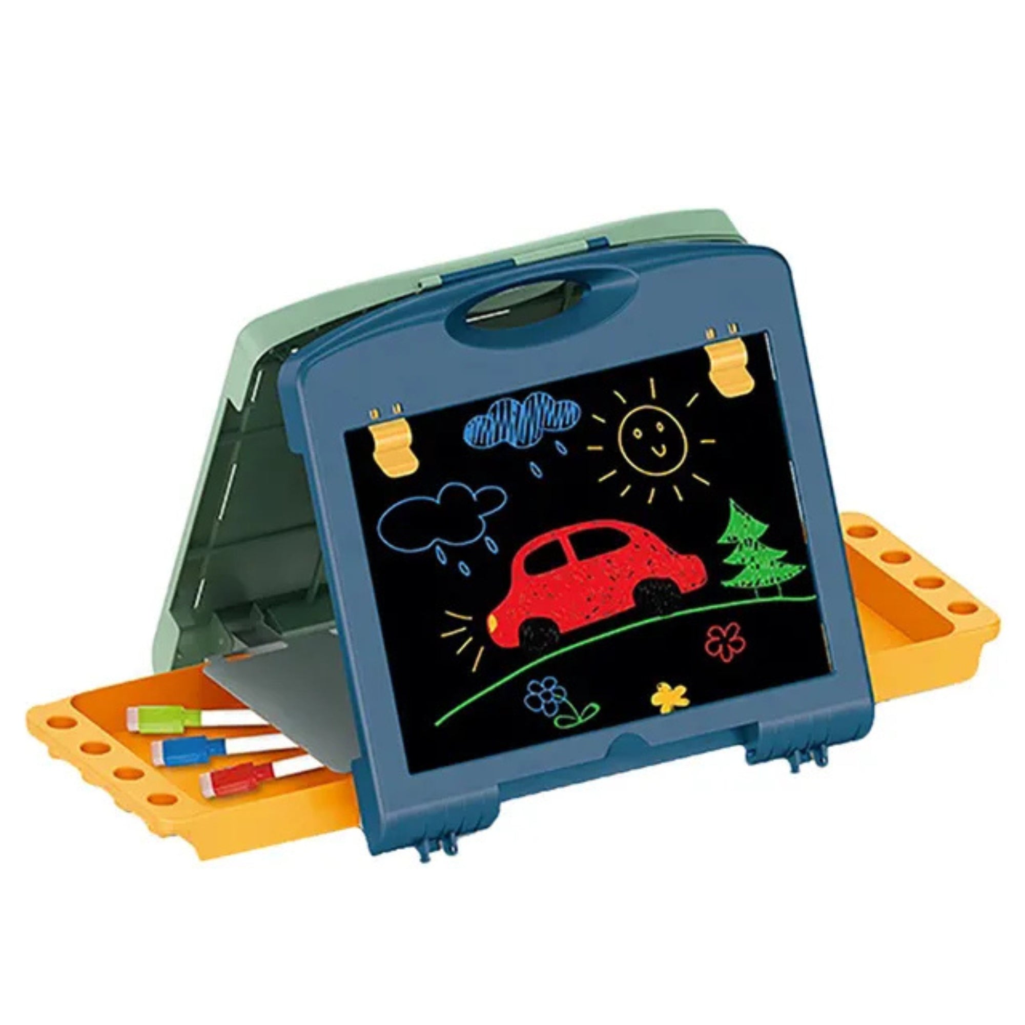 Little Angel - Kids Dual Sided Drawing & Writing Board 27 Pcs