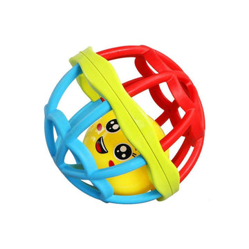 Little Angel Soft Chewable Rattle Ball Toy - Multicolor