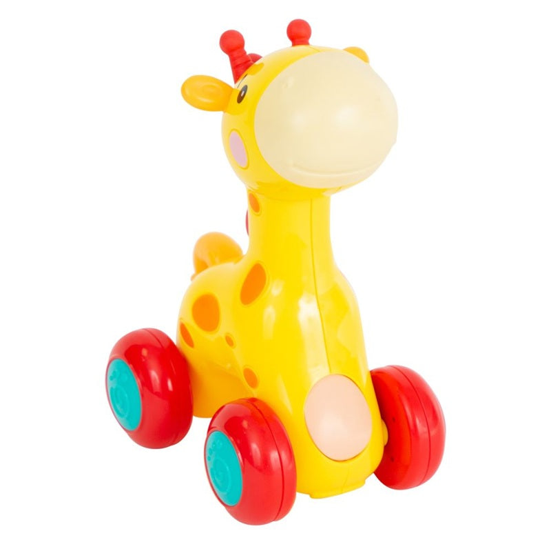 Goodway - Baby Push & Go Animal Toy With Rolling Wheels Multicolor