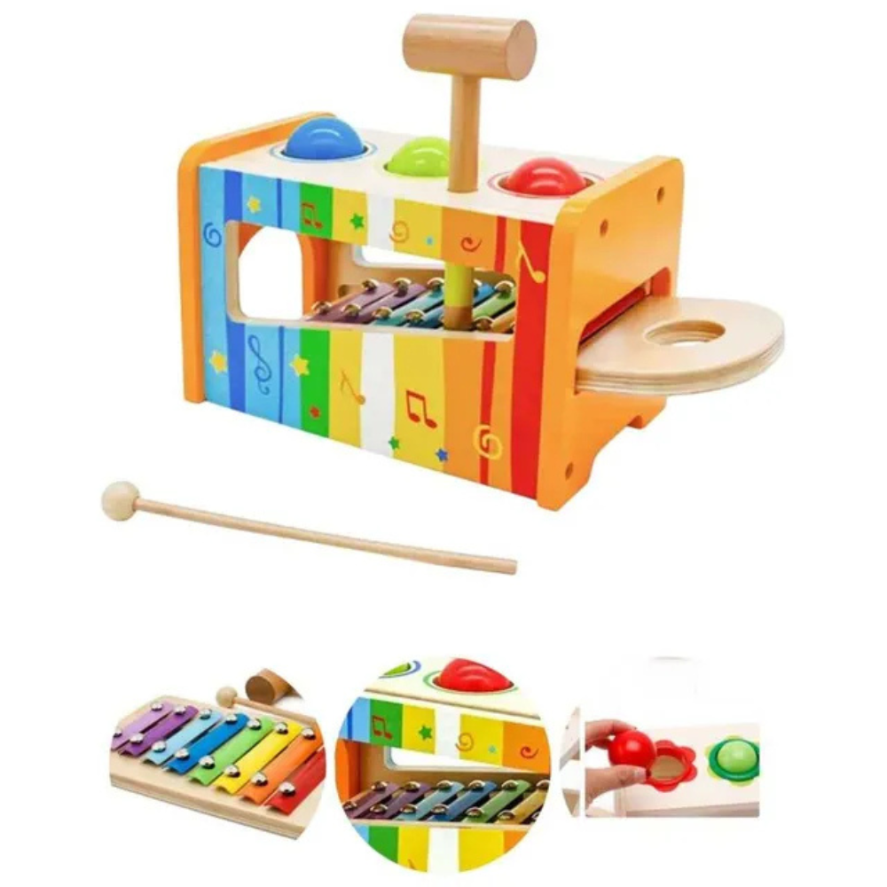 Little Angel Baby Toys Wooden Xylophone