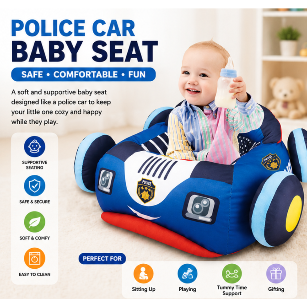 Little Angel – Baby Sofa Seat for Infants Police Car