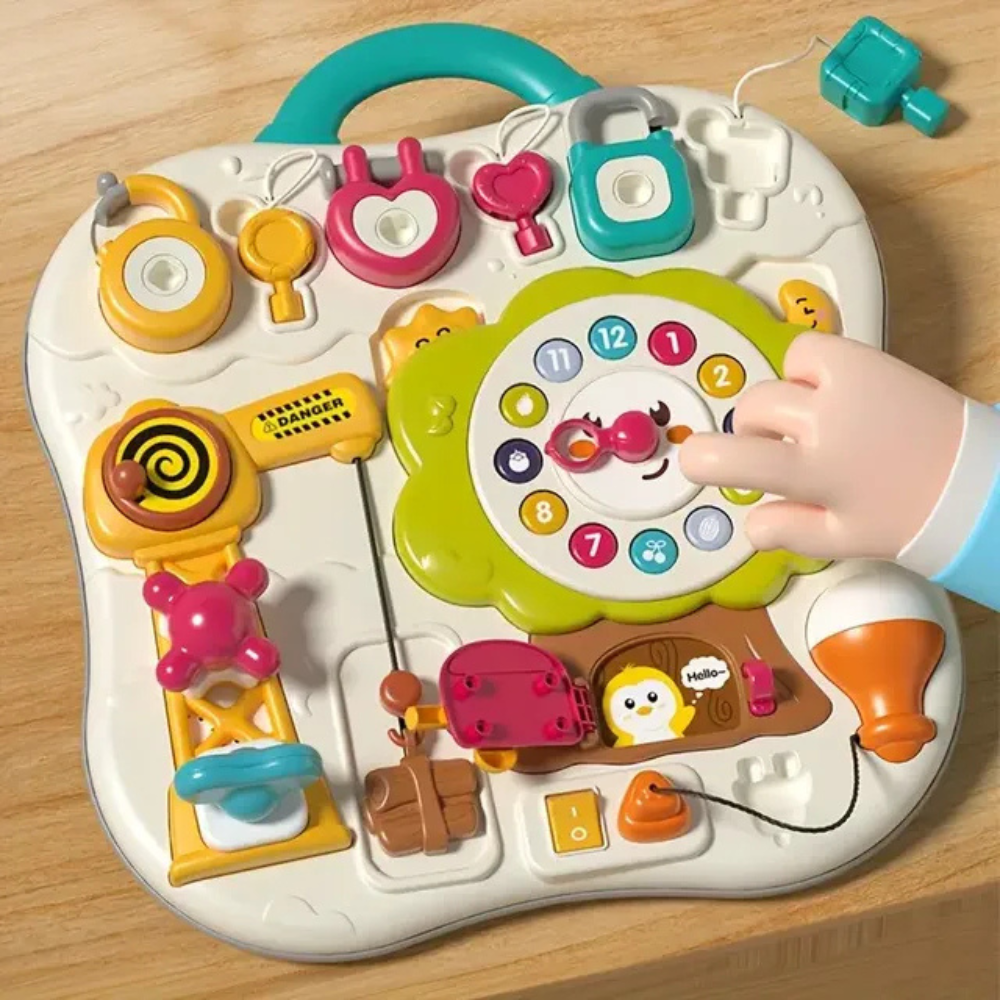 Goodway - Kids Interactive Educational Busy Board With Locks