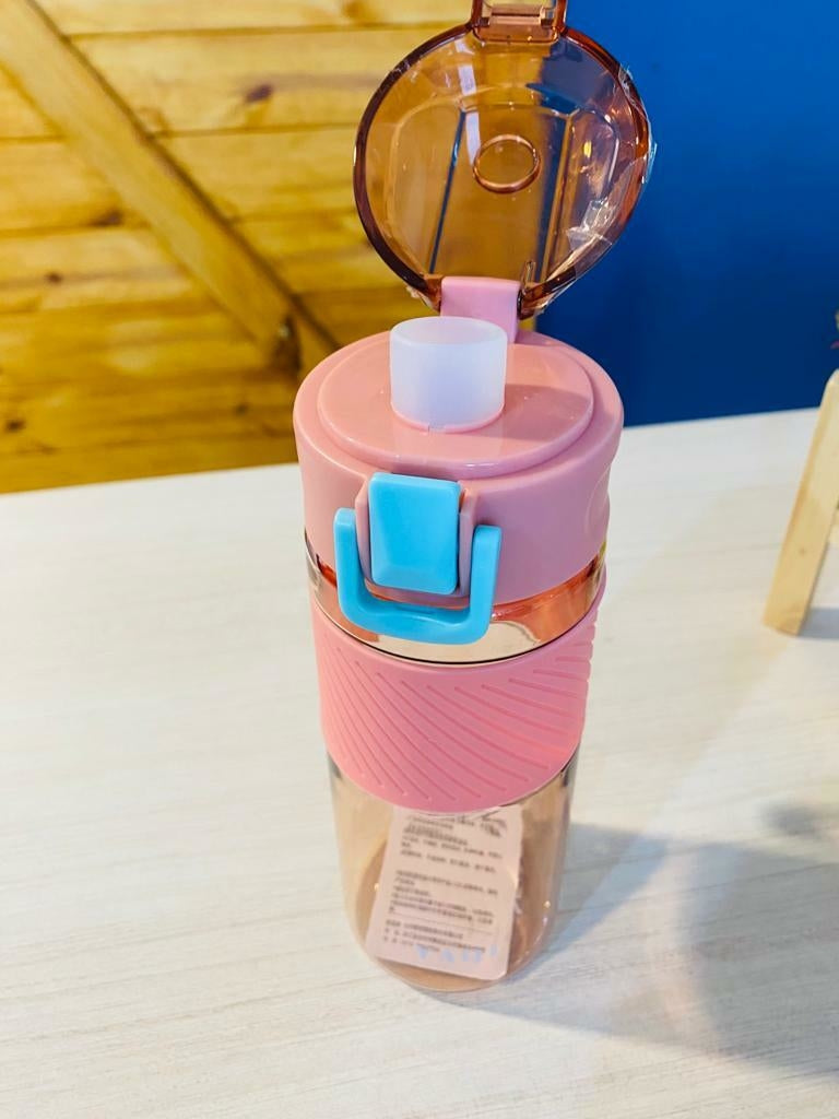 Little Angel - Kids Water Bottle - 600ml - Blue, Pink, Black, White, Green, Navy Blue, Purple,