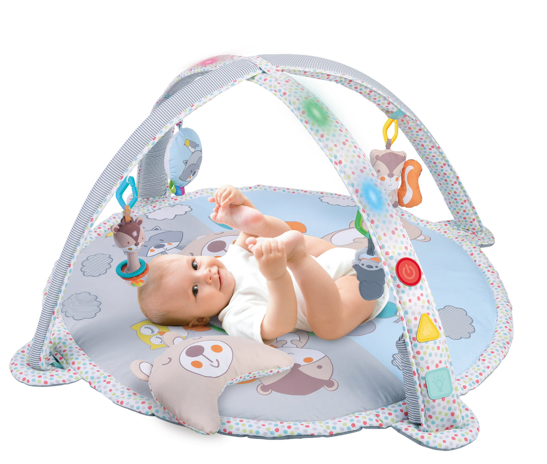 Konig Kids - Baby Play Gym Mat with Music, Projection, Pillow & Toys