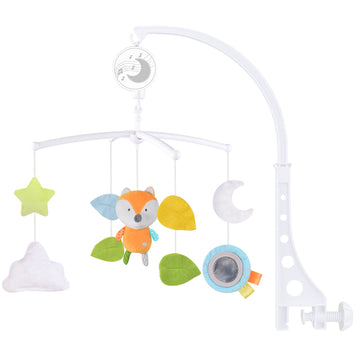 Konig Kids - Fox Musical Cot Mobile w/ Plush Hanging Toys