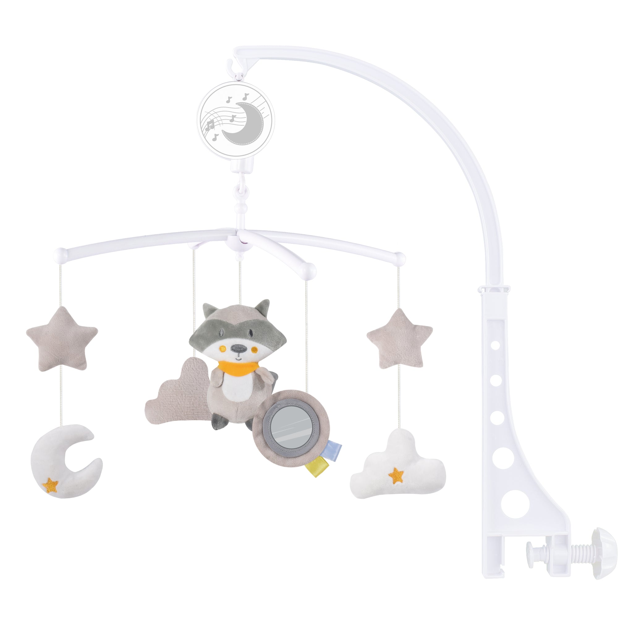 Konig Kids - Bed Bell Racoon Mobile Plush & Hanging Toy