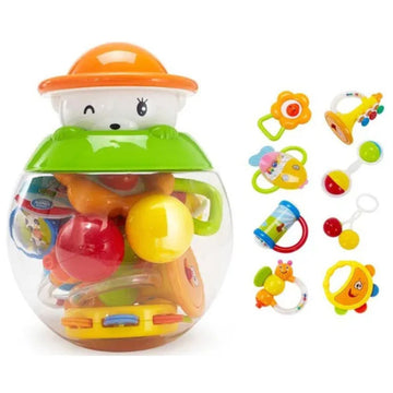 Goodway - Baby Rattle Toy Gift Set With Storage Ball - Multicolor