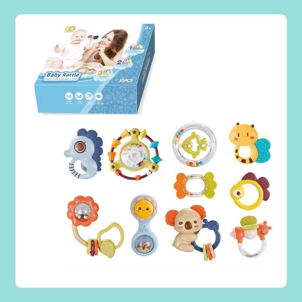 Goodway - Baby Rattle Toy Set Educational Teething Toys
