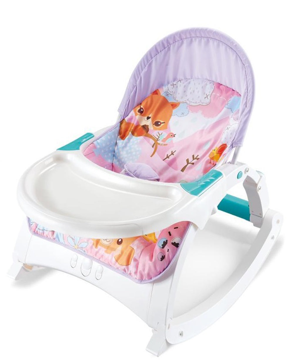 Little Angel – Baby Rocker Bouncer Seat with Tray & Toys