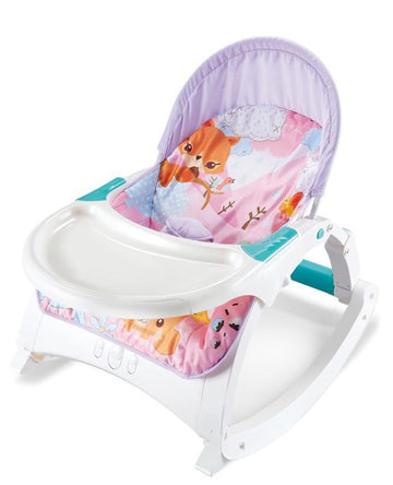 Little Angel – Baby Rocker Bouncer Seat with Tray & Toys
