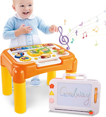 Goodway - Baby Activity Table With Piano Keys & Drawing Board