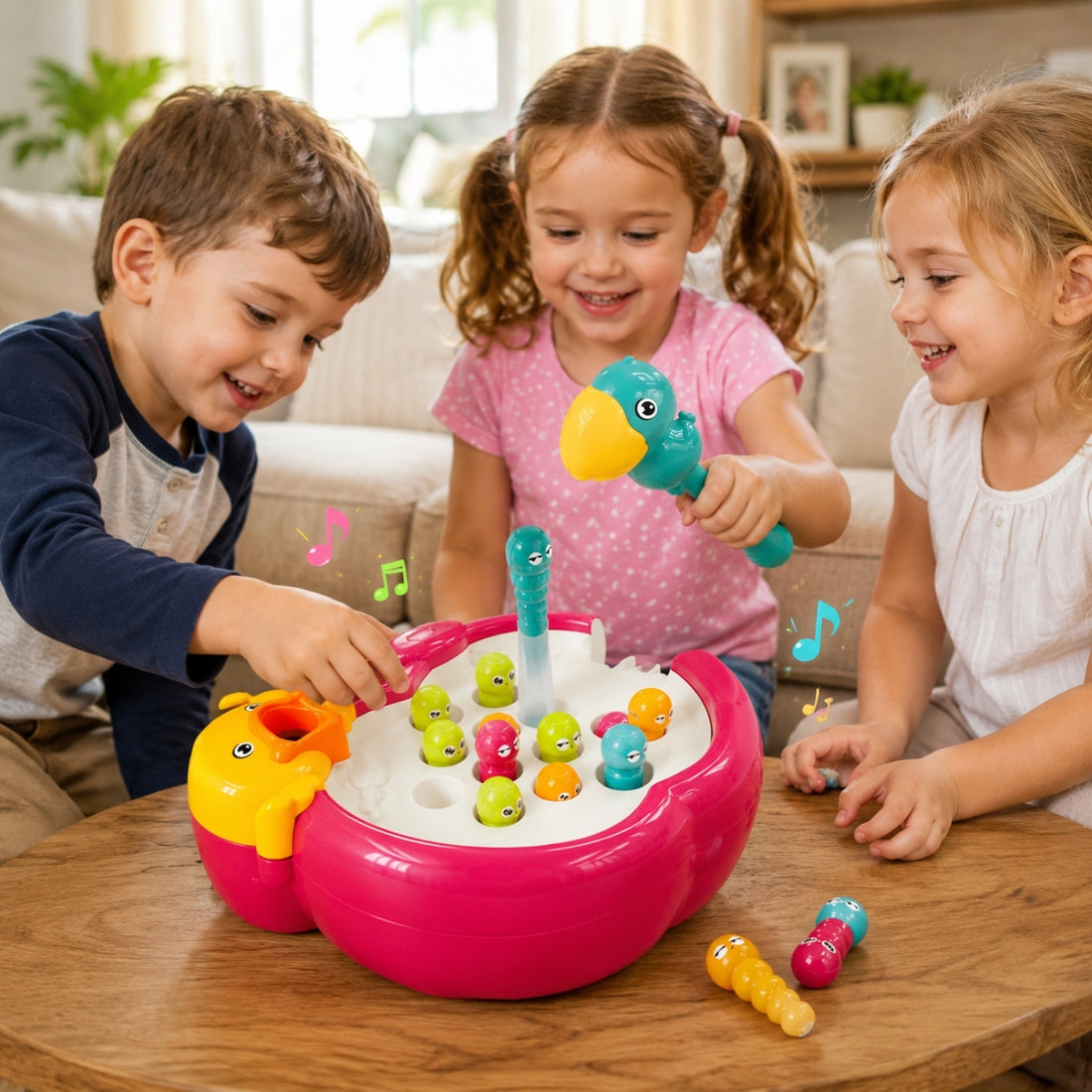 Goodway - Magnetic Bird Worm Catching Game Toy