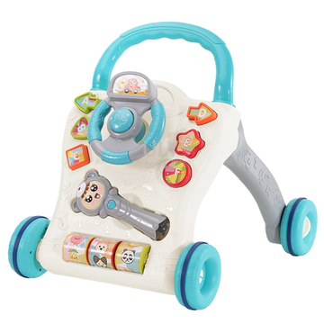 Little Angel - Baby Learning Walker Toy with Steering Wheel - Blue