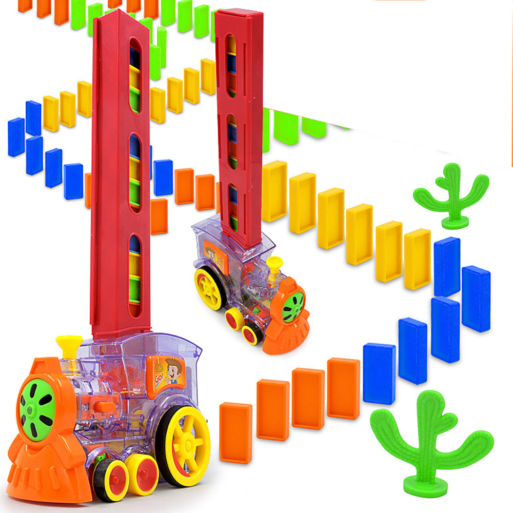 Little Angel -Domino Train Blocks Educational toy for Kids - Red