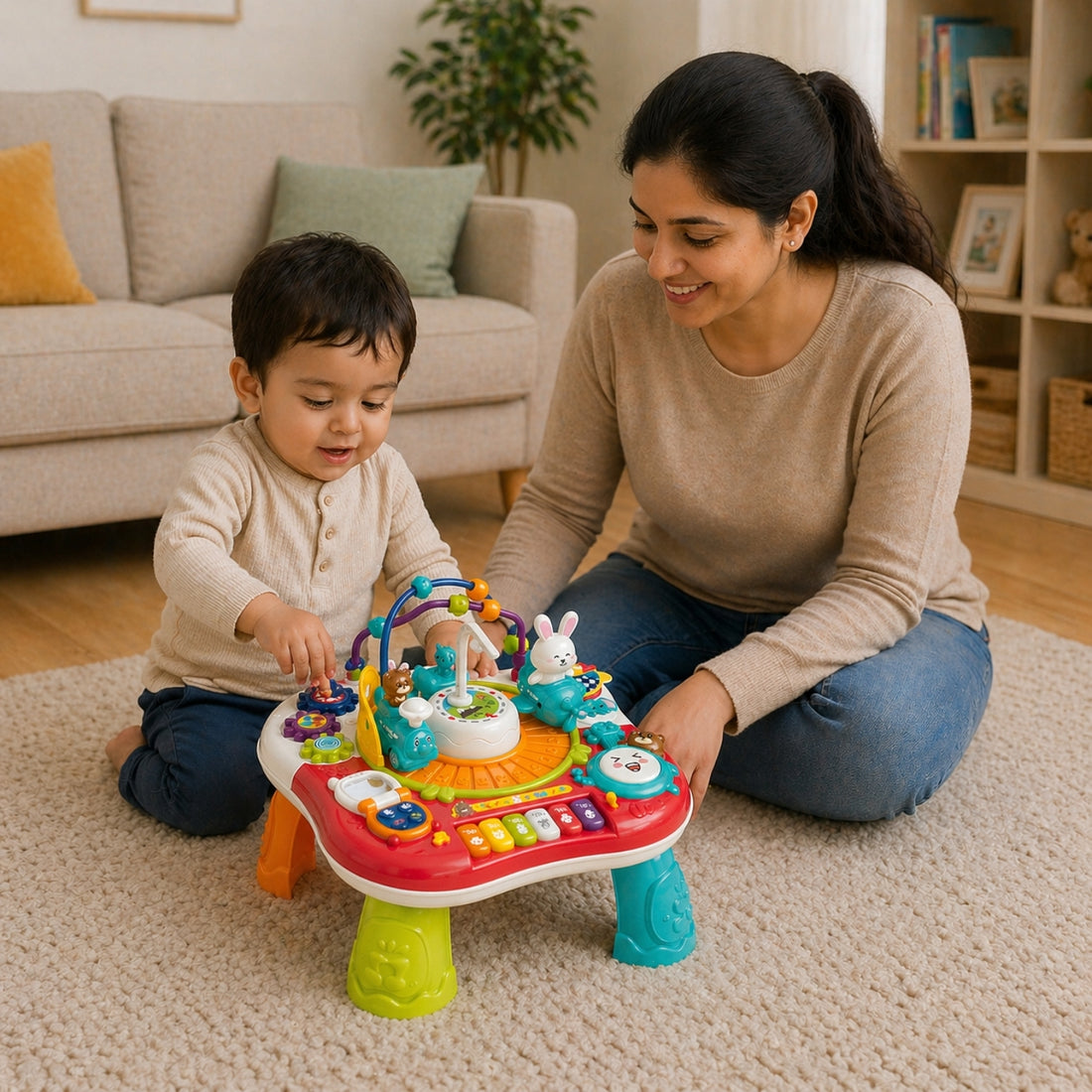 Little Angel Baby Activity Table Musical Learning Toy