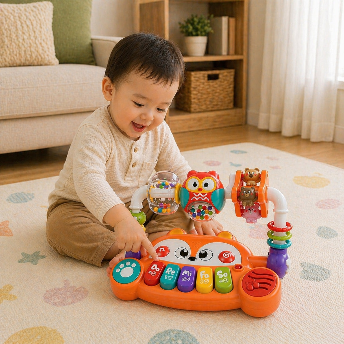 Little Angel Musical Baby Piano Activity Toy for Kids