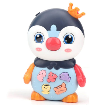 Little Angel-Baby Musical Penguin Toy with Lights & Sounds - Multicolor