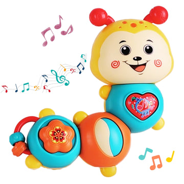 Little Angel Baby Musical Caterpillar Toy with Lights & Sounds - Multicolor