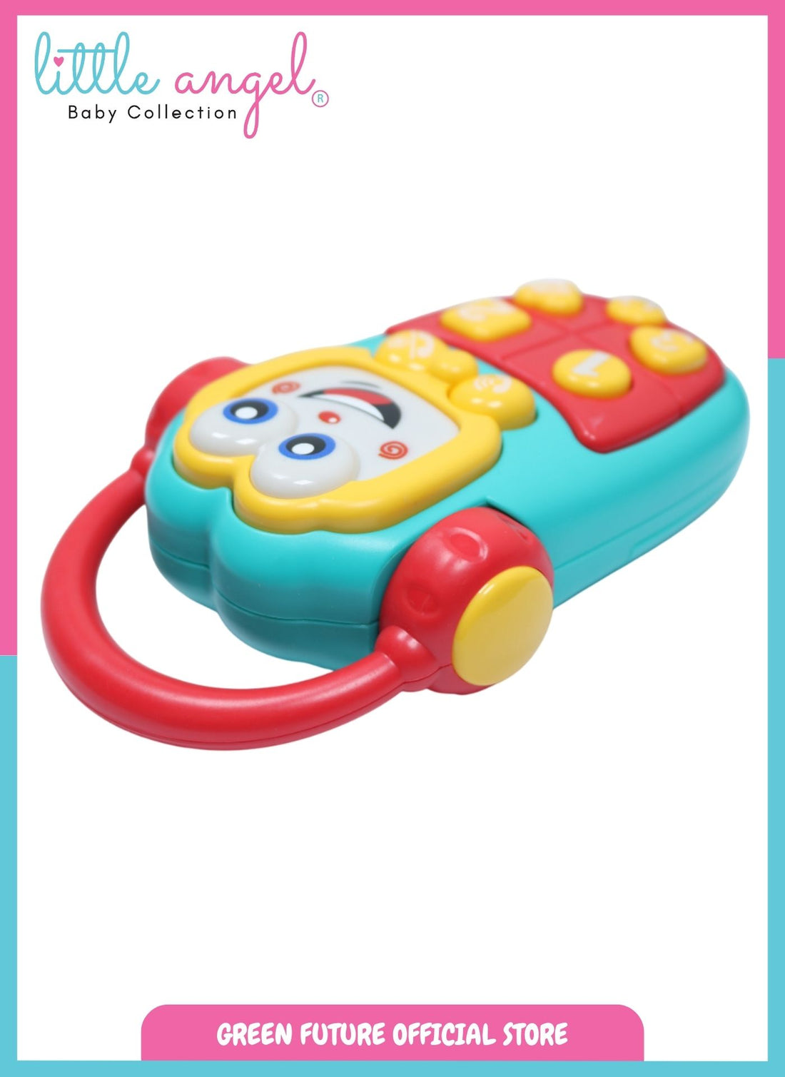 Little Angel-Baby Musical Phone Toy with Lights & Sounds for Infants - Multicolor