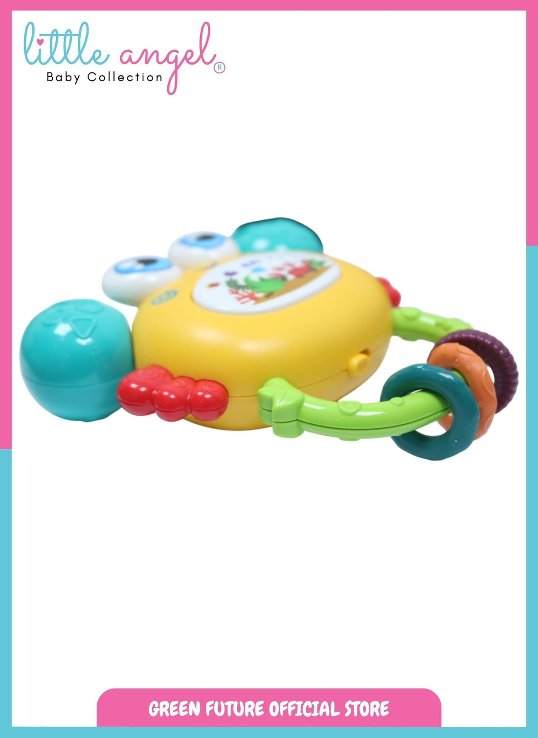 Baby Musical Toy Interactive Educational Crab Shape for Toddler
