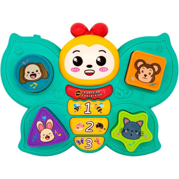 Little Angel-Baby Musical Butterfly Toy with Lights & Learning - Yellow