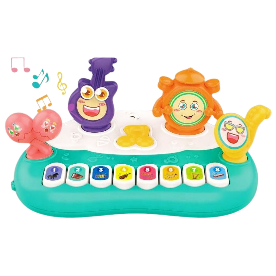 Little Angel-Baby Musical Caterpillar Rattle Toy for Infants - Multicolor