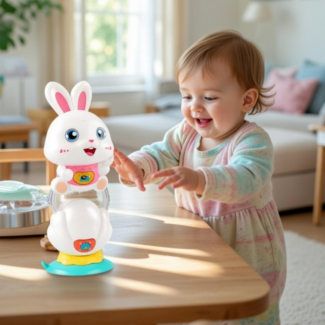 Little Angel-Baby Musical Rattle Toy for Infants with Sound - Pink