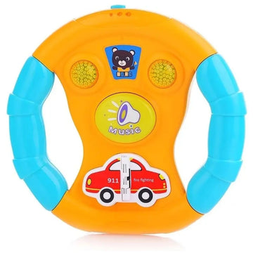 Little Angel-Baby Musical Steering Wheel Toy with Lights - Multicolor