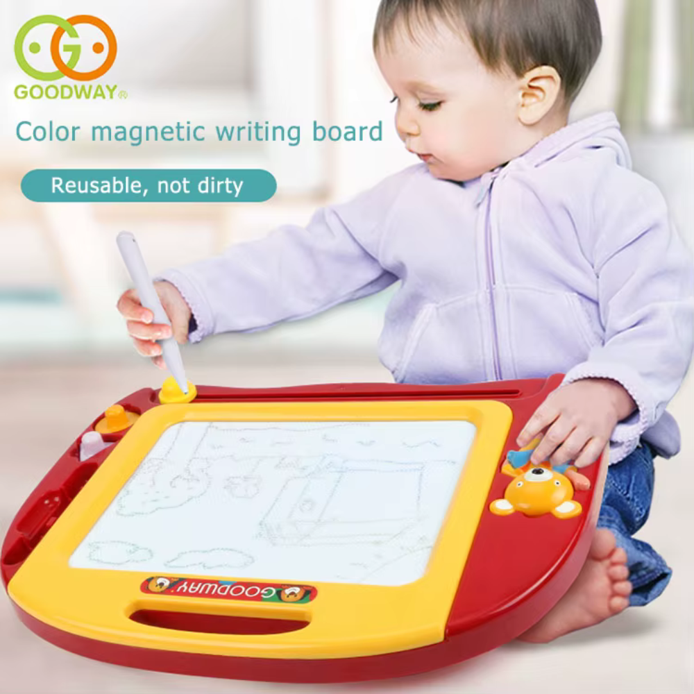 Goodway - Kids Magnetic Drawing Board Writing Pad - Bear Design