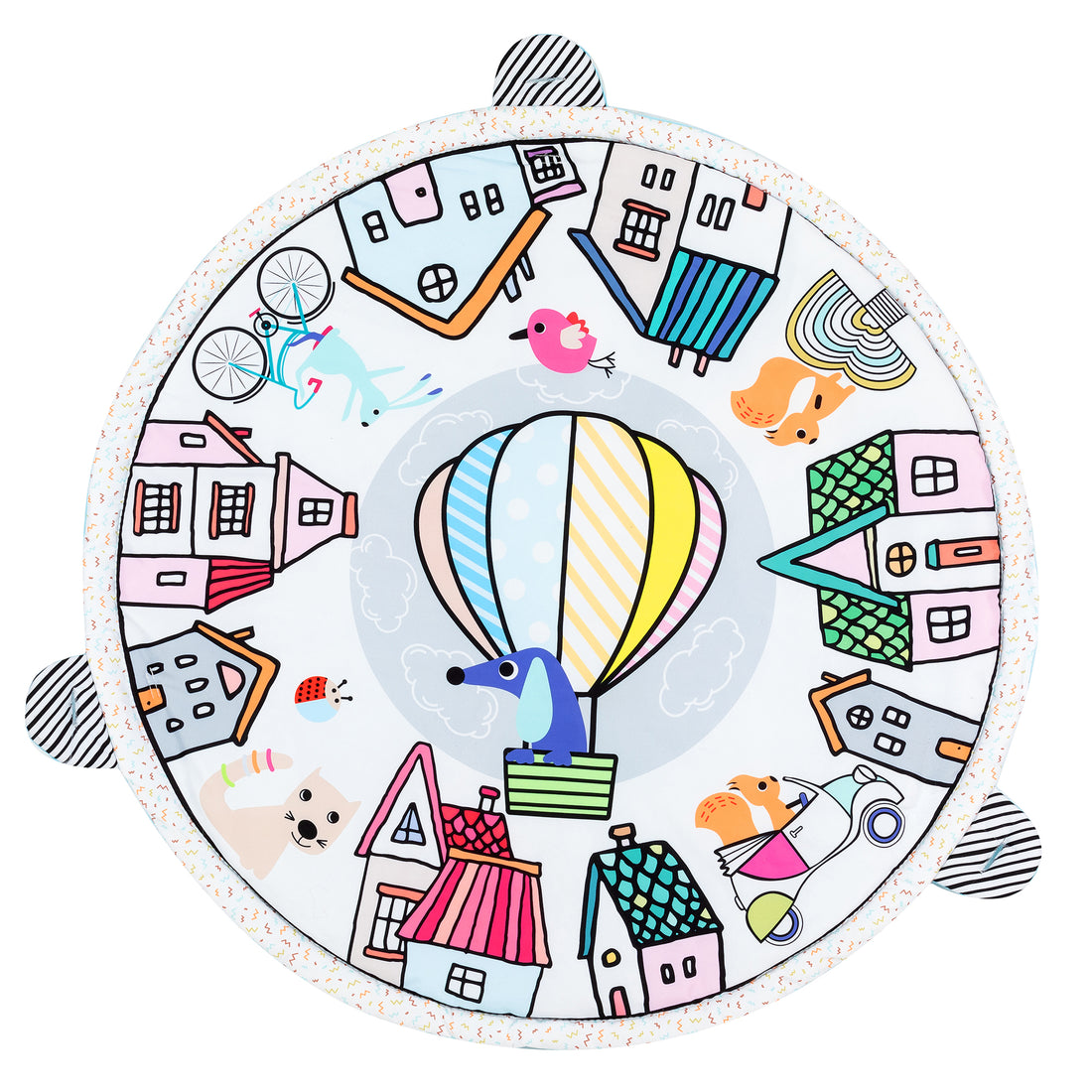 Little Angel - Baby Play Gym Mat with Hanging Toys - Multicolor