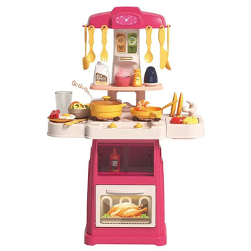 Little Angel -Kids Kitchen Pretend Play Cooking Set - Pink