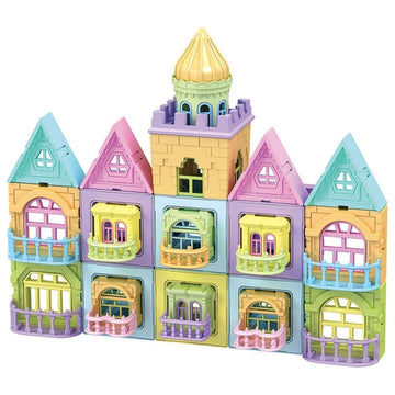 Little Angel Magnetic Castle Building Blocks Set for Kids