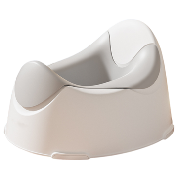 Little Angel - Baby Potty Training Seat With Backrest - White