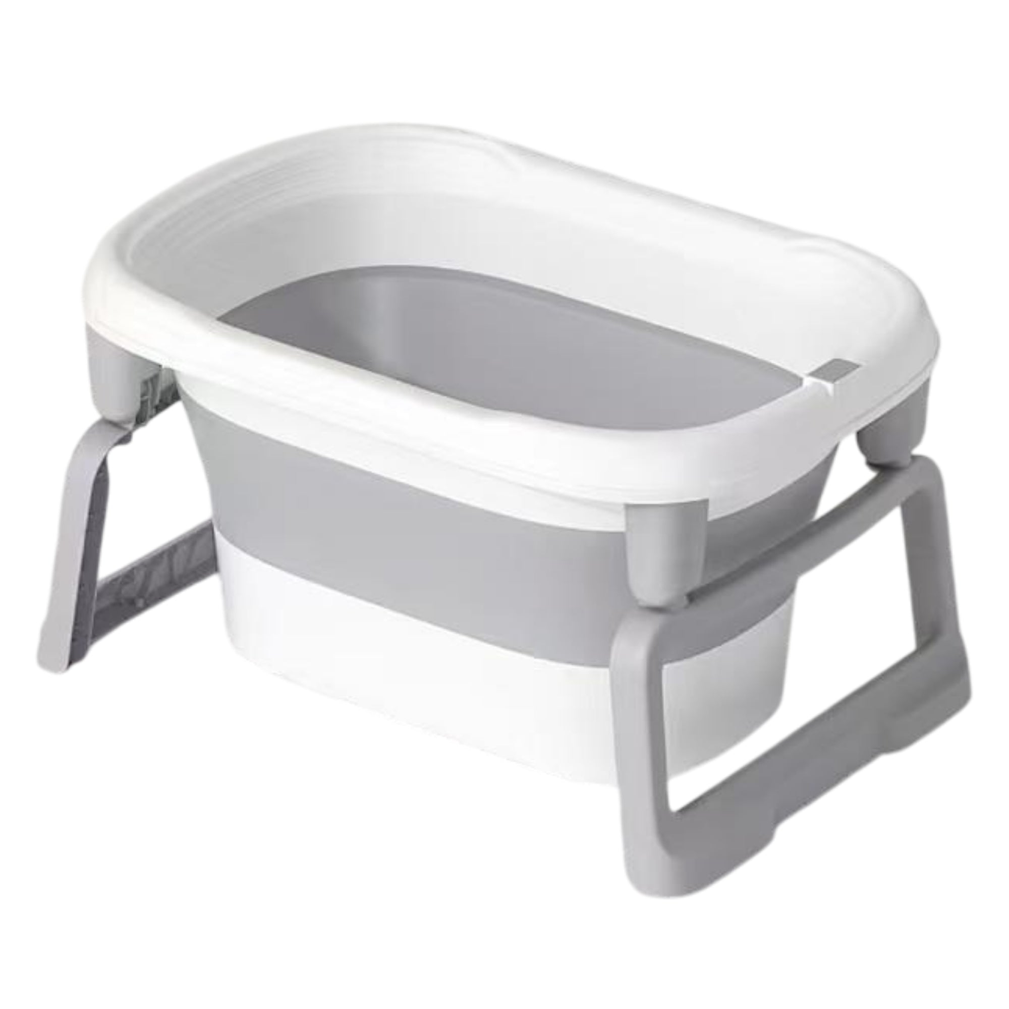 Little Angel -Baby Foldable Bathtub With Anti-Slip Legs -Grey