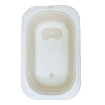 Little Angel -Baby Foldable Bath Tub With Cushion Support - Coffee