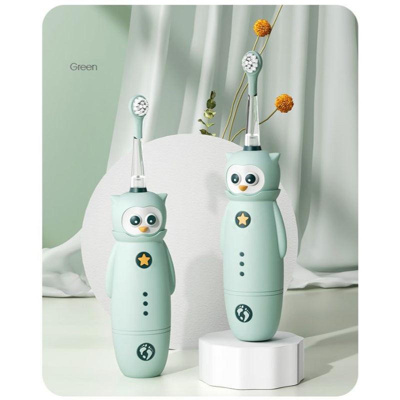 Little Angel - Kids Electric Toothbrush Cartoon Design
