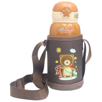 Little Angel - Kids Water Bottle 2-in-1 Insulated with Straw & Cup Lid 580ml - Multicolor