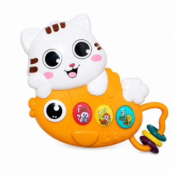 Baby Musical Toy Interactive Animal Shape Early Learning Toy - Multicolor