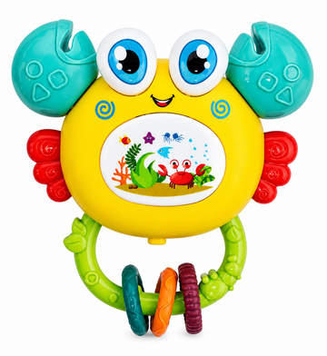 Baby Musical Toy Interactive Educational Crab Shape for Toddler