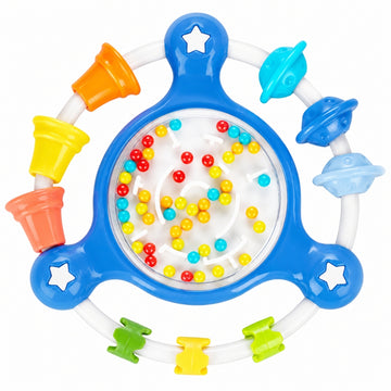 Goodway - Baby Rattle Toy Colorful Beads Spinner - Blue