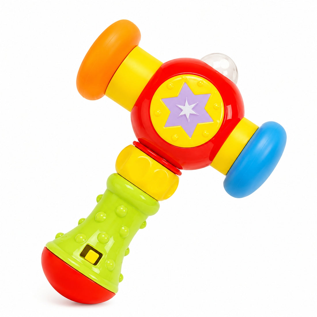 Goodway - Baby Rattle Musical Hammer Toy With Light & Sound - Blue