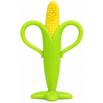 Goodway - Baby Corn Teether Toy With Easy Grip Stand Handle