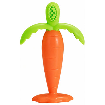 Goodway - Baby Carrot Teether Toy With Easy Grip Stand Handle