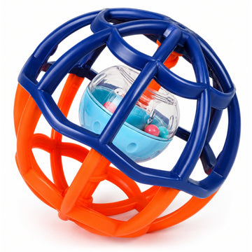 Goodway - Baby Gym Rattle Ball Toy With Rolling Sound - Blue