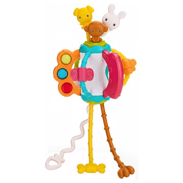 Goodway - Baby Hanging Rattle Teething Toy With Silicone Teether