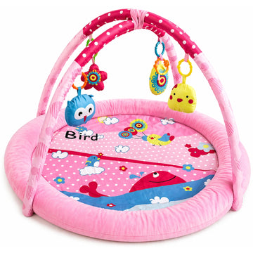 Little Angel Baby Round Comfy Gym - Pink