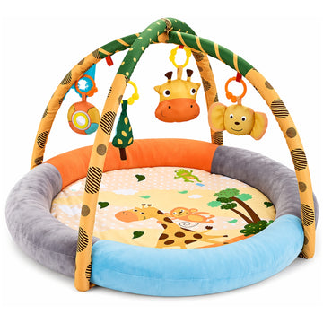 Little Angel Baby Round Comfy Gym - Multicolour