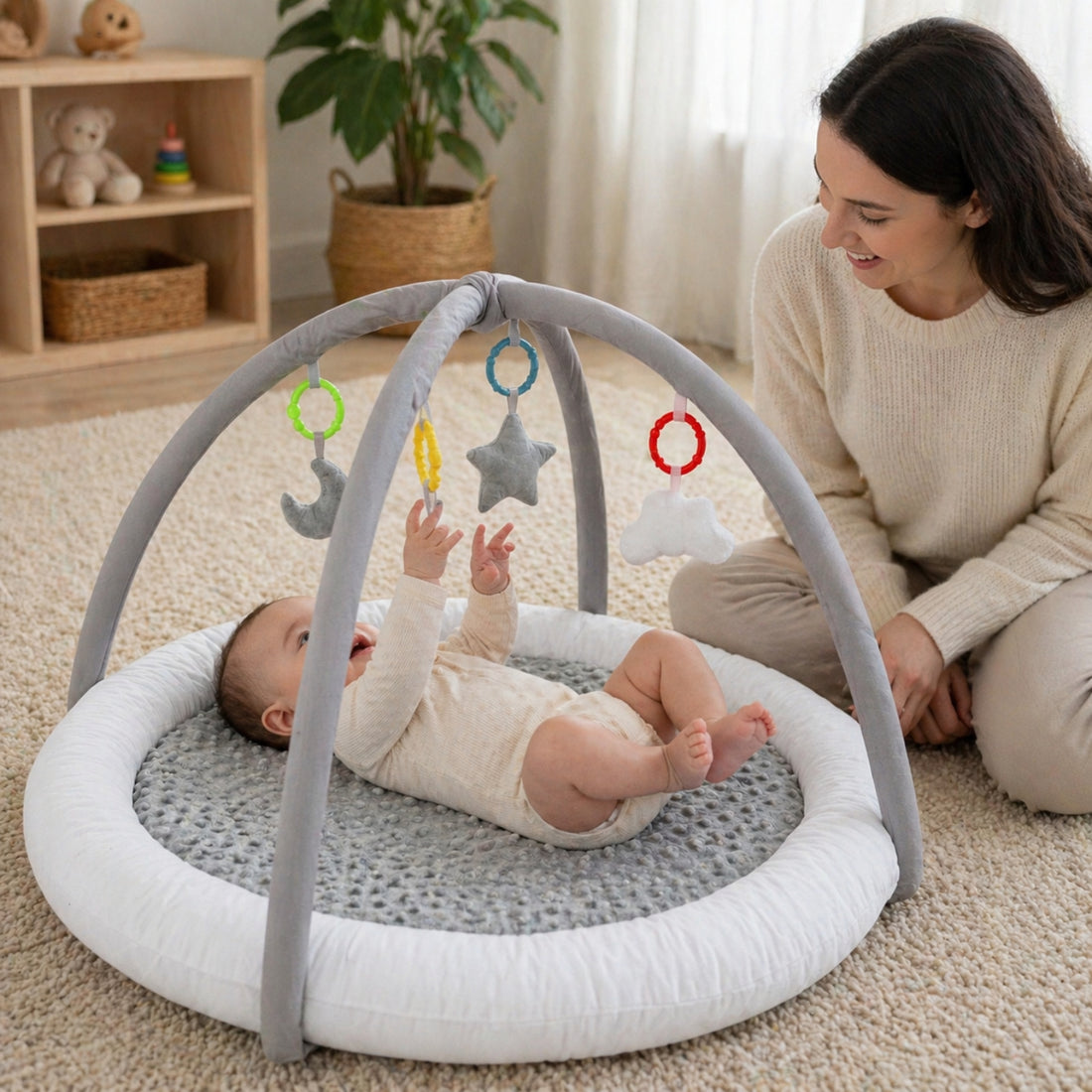 Little Angel Baby Round Comfy Gym Play Mat