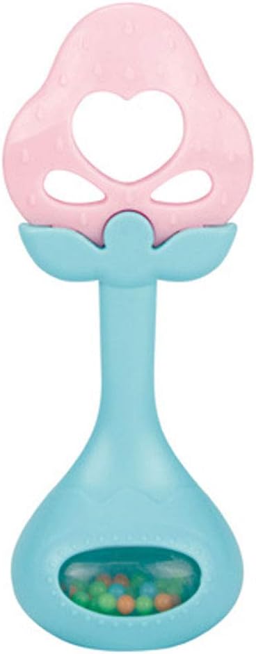 Baby Teether Flower for Babies – Soft Silicone Teething Toy with Rattle, Sensory Play & Teething Relief for 3+ Months