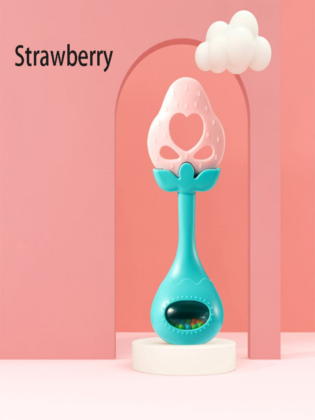 Baby Teether Flower for Babies – Soft Silicone Teething Toy with Rattle, Sensory Play & Teething Relief for 3+ Months